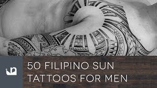50 Filipino Sun Tattoos For Men