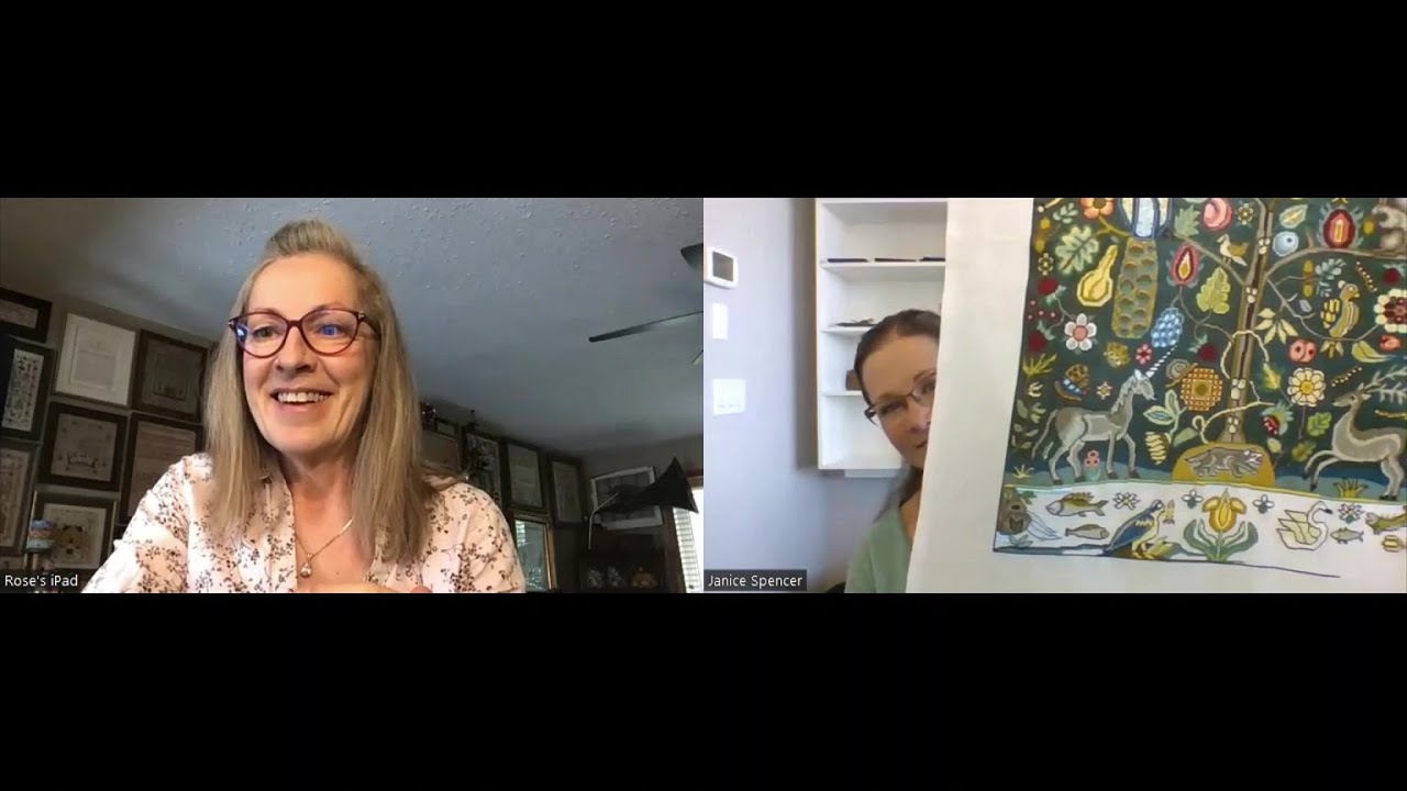 FlossTube #26 ~ Traditional Stitches ~ Hands Across the Sea Samplers SALs, Hand Dyed Linens & more!