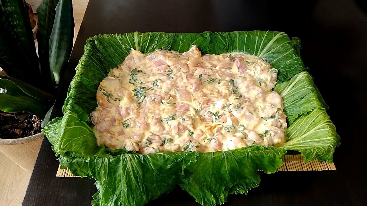 Interesting Idea for a Dinner with Chinese cabbage and Chicken