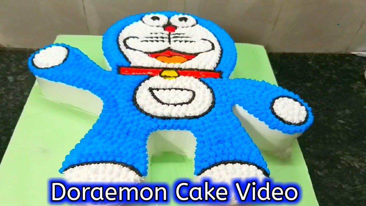 How To Make Doraemon Cake | Best Decoration Idea Cake - YouTube