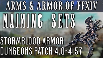 Dragoon Dungeon Armor Sets of Stormblood