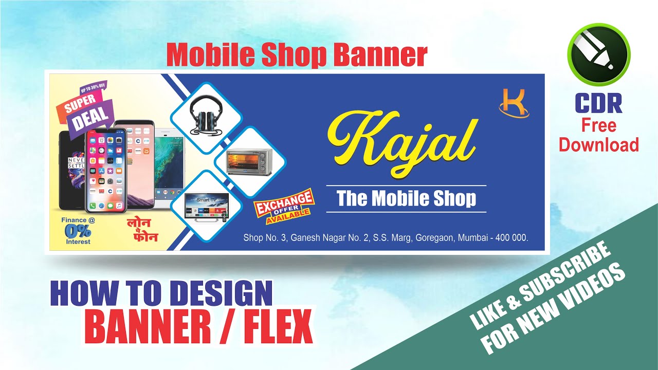 Mobile Shop Banner Design Design Talk