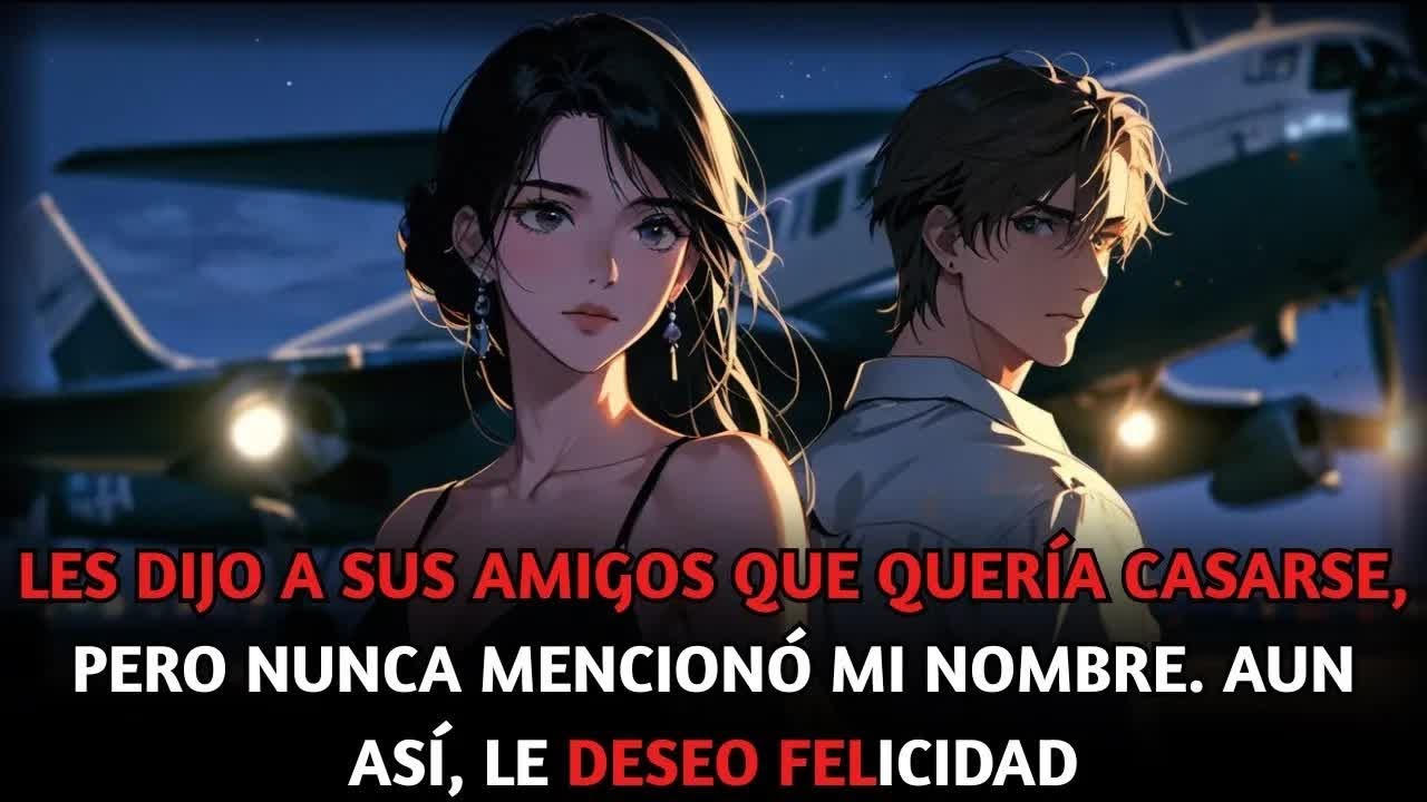 Les dijo a sus amigos que quería casarse, pero nunca mencionó mi nombre. Aun así, le deseo felicidad