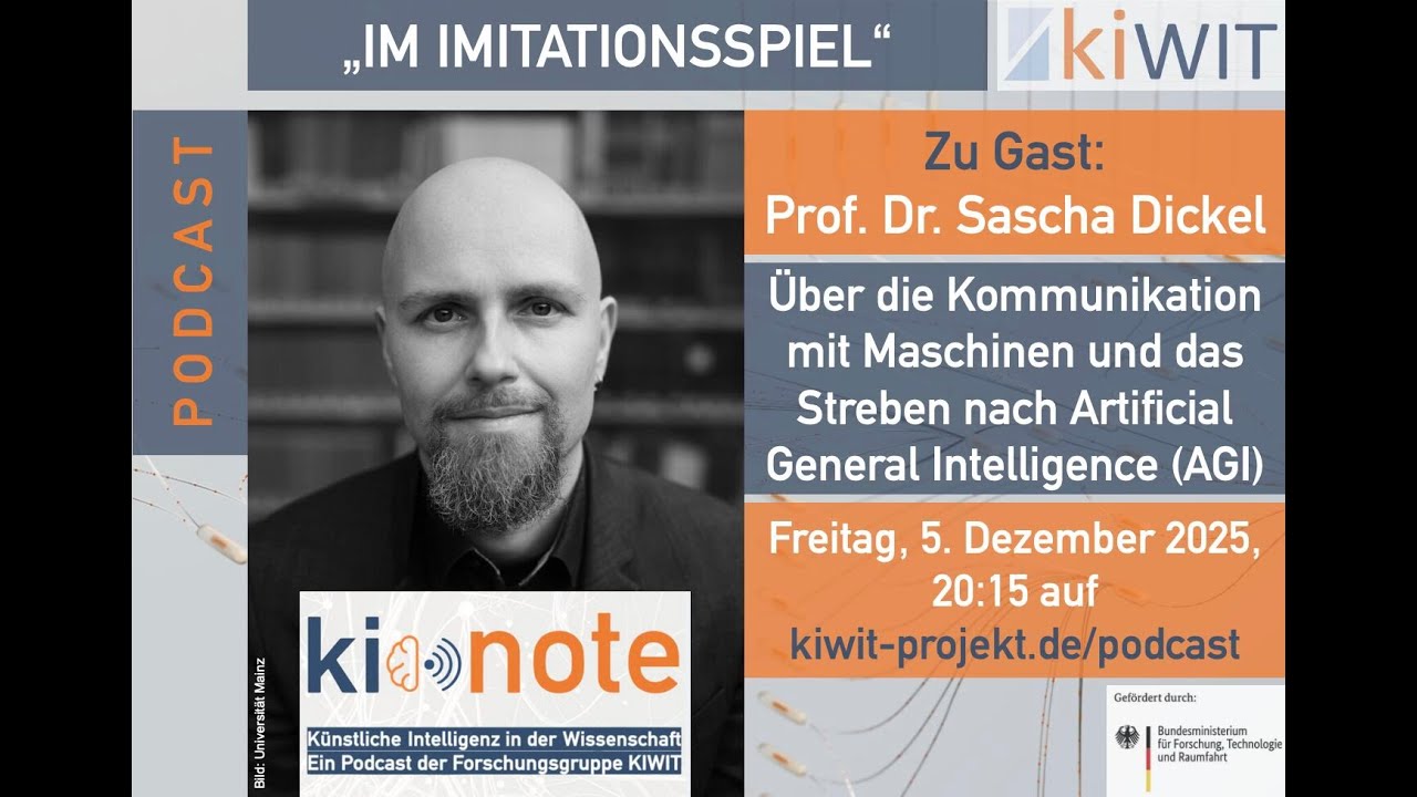 Wankt die Mensch-Maschine-Differenz? Über KI in der Gesellschaft – Mit Soziologe Sascha Dickel