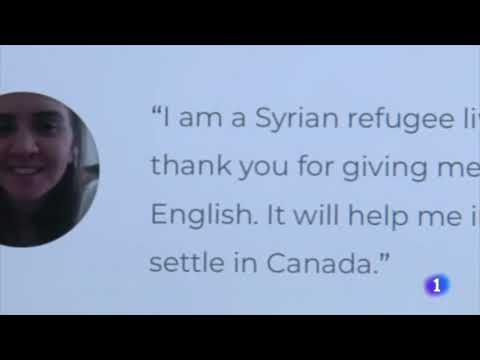 Empowering displaced people through language and soft skills, enabling them to unlock opportunities, rebuild their lives and thrive.