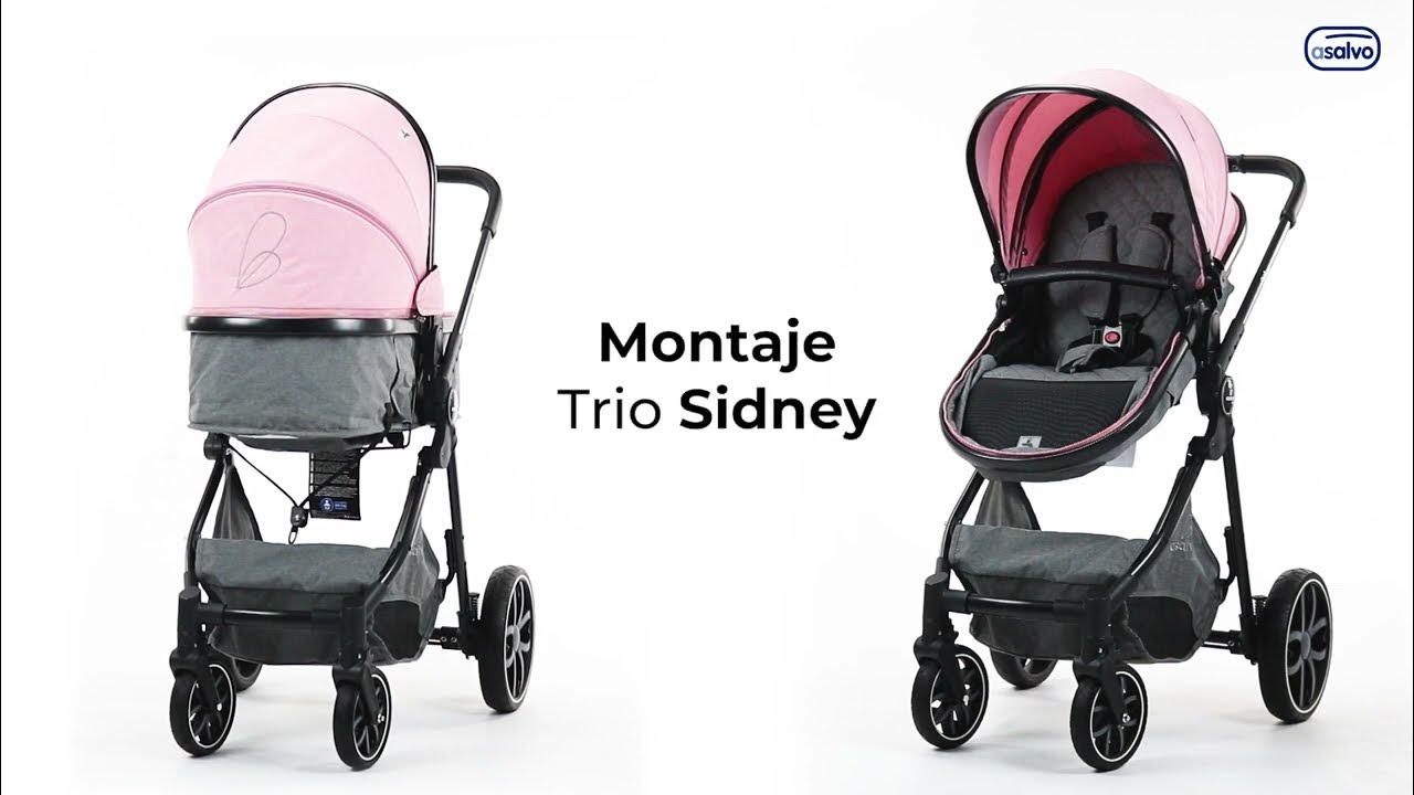 Carrito de Bebé 2-3 Piezas Convertible Asalvo Sidney