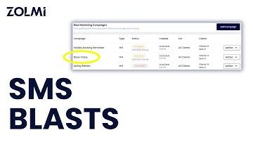 How to Send SMS Marketing Blasts for You Salon in Zolmi (Get Bookings)