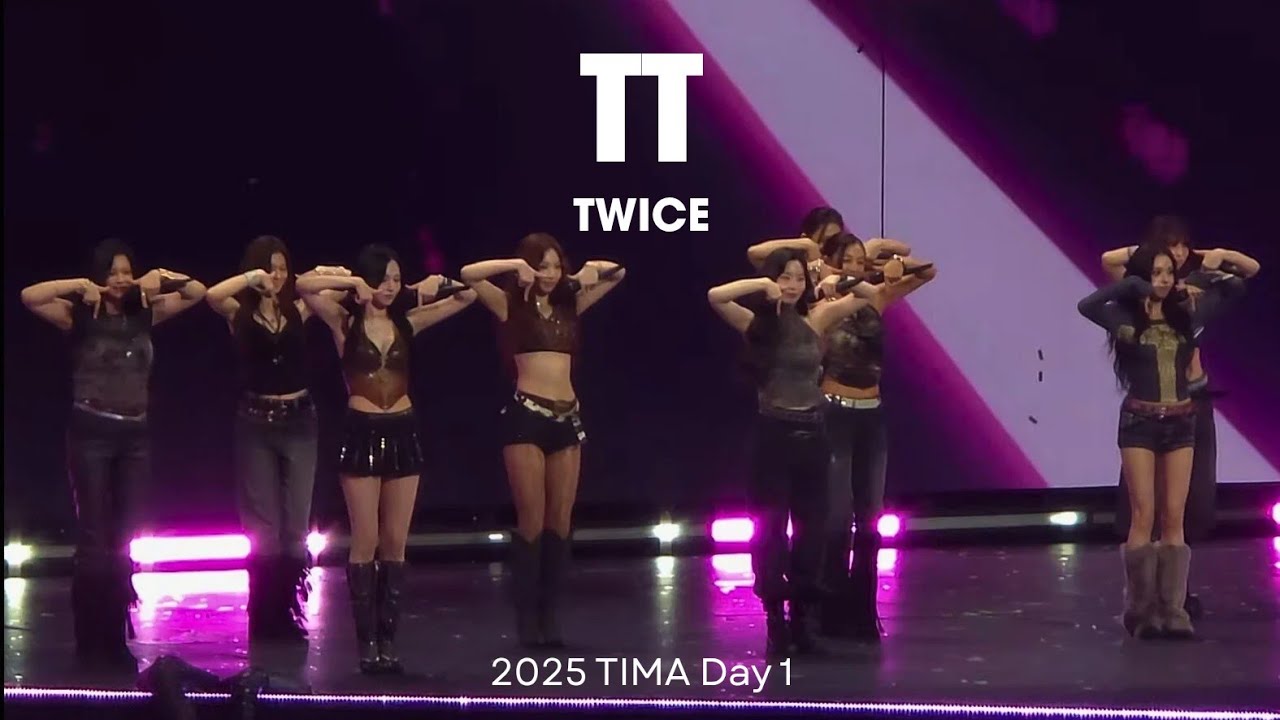 [4K] TWICE 트와이스 - TT @2025 TMElive International Music Awards（TIMA）Day 1