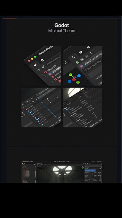 This NEW Minimalistic Godot Theme Is Amazing!