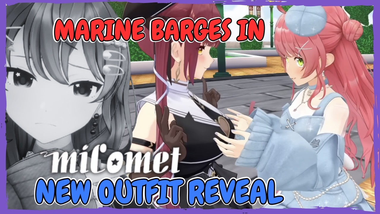 Suisei’s Hard Earned Wholesome Image, Destroyed by Marine (miComet Outfit Reveal) 【Hololive Clips】