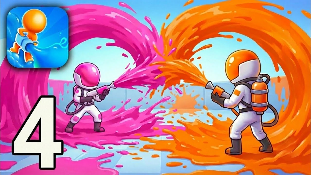 Dye Hard: Color War – Gameplay Walkthrough Part 4 – Paint Battle Gameplay (Android & iOS)