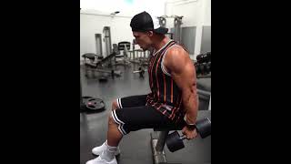 Biceps Exercise Seated Dumbbell Curls#Shorts