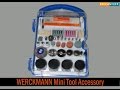 Coffret accessoires pour mini outil type dremel 190 pcs multi tool set werckmann