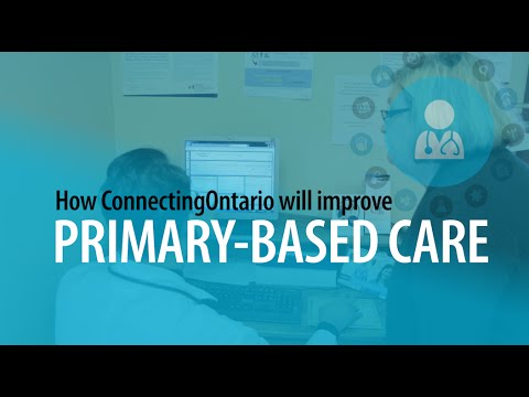 Discover how ConnectingOntario will improve primary based care