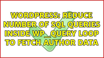 Wordpress: Reduce number of SQL queries inside WP_Query loop to fetch author data