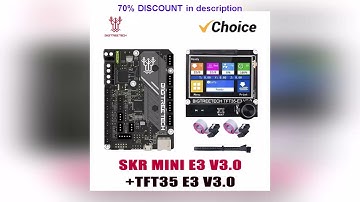 A must-have product! BIGTREETECH 3D Printer Motherboard SKR Mini E3 V3.0 + TFT35 E3 V3.0 Screen On