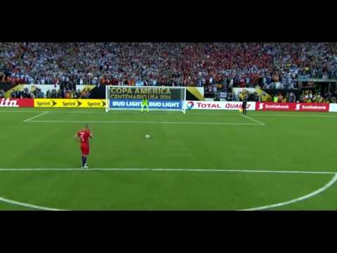 Penal (gato) silva final Copa América Centenario USA 2016 (Claudio Palma)