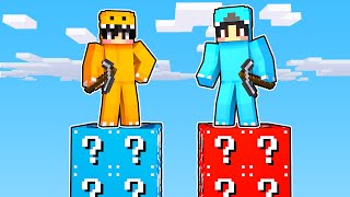 Noob Vs Pro Lucky Block Tower Challenge - Minecraft