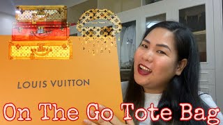 LOUIS VUITTON ON THE GO TOTE BAG | Unboxing + Review | Mrs. French 💋