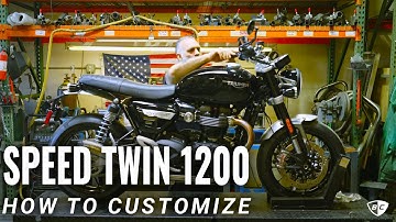How to Customize a new 2023 Triumph Speed Twin | British Customs