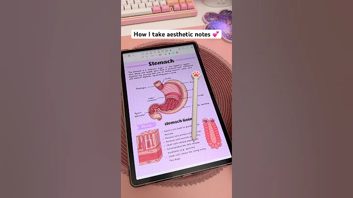 How I take aesthetic notes 💕📱 Samsung galaxy tab | penly app | study tips | digital note taking