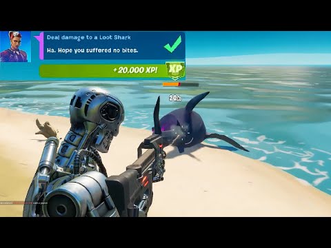 Video: Fortnite Sharks Vysvetlil: Ako Jazdiť Na žraločích žralokoch A Nájsť Miesta žraločích žralokov