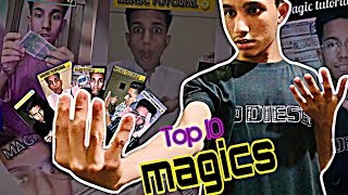 Top 10 magic tricks | magic tutorial 🙀 | #magic #tutorial