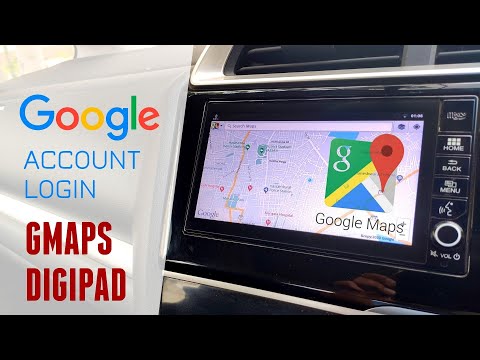 How to SIGN IN into GOOGLE MAPS in DIGIPAD? HONDA WRV/CITY/AMAZE - TravelTECH