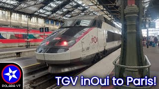 TGV inOui Train from Barcelona to Paris! | Travel Vlogs | Polara YT