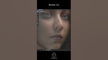 [Speed Art] - 블랜더 크롬타입 아트 [ Blender Chrome type art ] #shorts