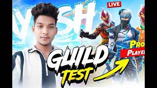 FF LIVE GUILD TEST 1 VS 4 | FREE FIRE LIVE GUILD TEST | LIVE GUILD TESTING #gyangaming #fflive