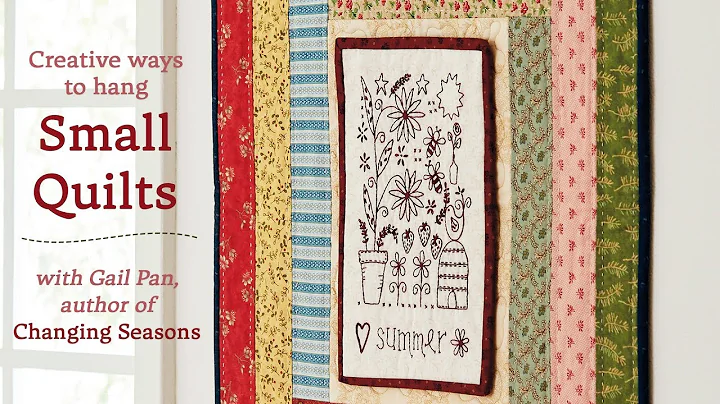 3 creative ways to display small quilts with Gail ...