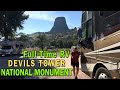 RV LIVING | DEVILS TOWER NATIONAL MONUMENT IS A MAJESTIC AMERICAN TREASURE | BLACK HILLS WY | EP193