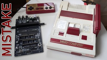 More trouble than it was worth: Famicom motherboard swap