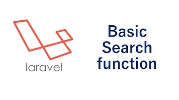 Laravel Basic Search Function