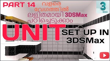System unit setup and Display unit setup in 3DSMax.