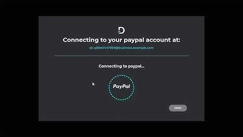 Payments: Onboarding PayPal with credentials
