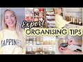 13 PROFESSIONAL ORGANISING TIPS THAT WORK!  HABITS FOR KEEPING A CLEAN HOME