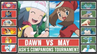 DAWN vs MAY | Ash's Companions Tournament [Battle #1]