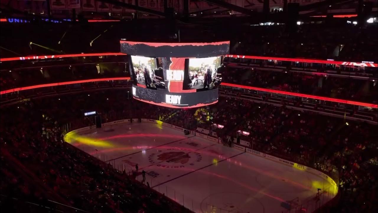 Blackhawks Team Introduction and Starting Lineup 20222023 YouTube