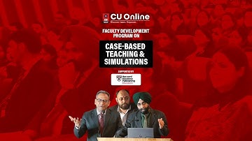 Faculty Development Program on Case-Based Teaching & Simulations | CU Online