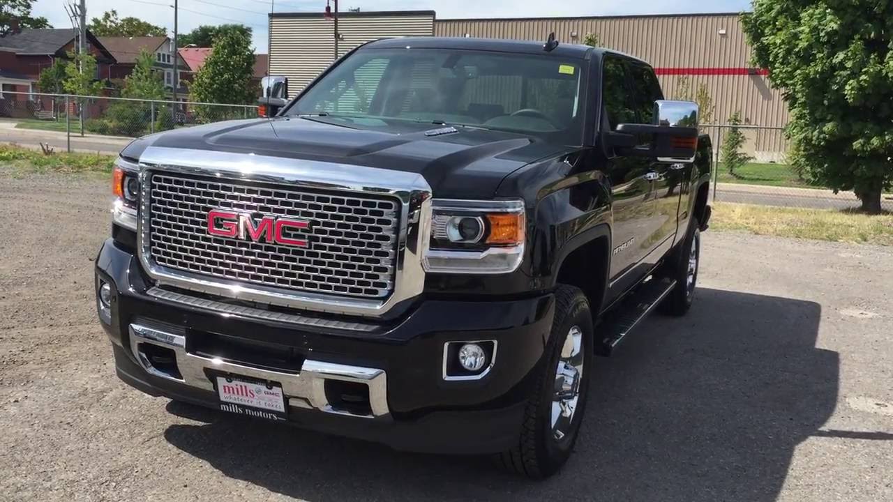 2016 Gmc Sierra 3500hd Denali 4wd Crew Cab Sunroof Black Oshawa On 2016 Gmc Sierra 3500hd Denali 4wd Crew Cab Sunroof Black Oshawa On Stock 161598 You