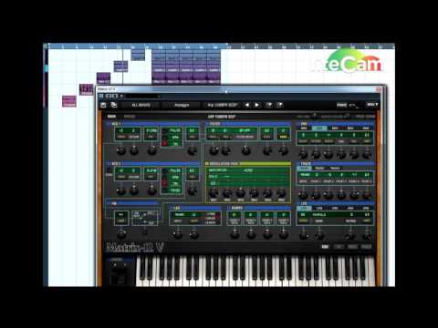 Arturia VST Demo - Matrix 12-  in context - Hip Hop Instrumental beat