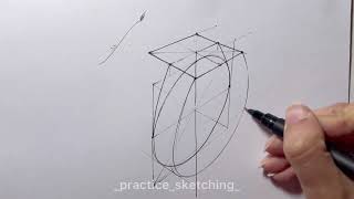 How to draw an easy ring 8 | طراحي انگشتر در پرسپكتيو شماره ٨