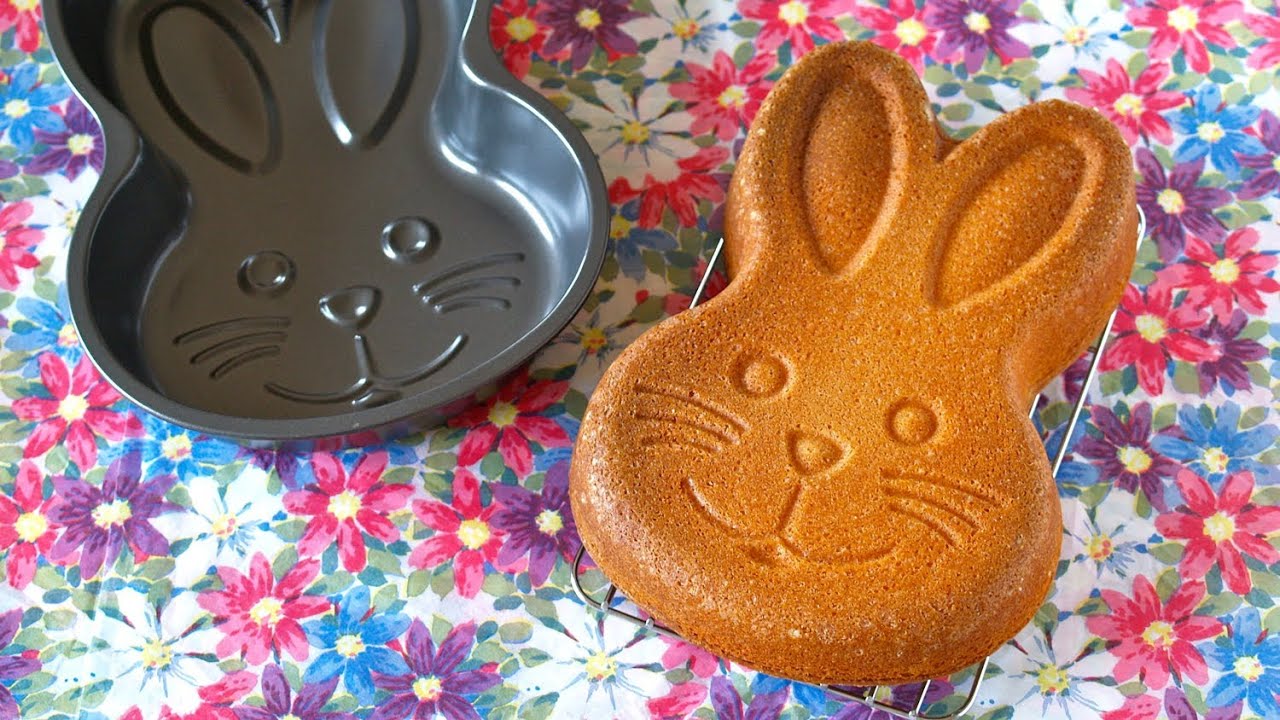 How to Make EASY Easter Bunny Butter Cake (Recipe) イースターに簡単！バターケーキ (レシピ) | ochikeron