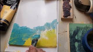 Gelli Plate Printing Tutorial and Experiment