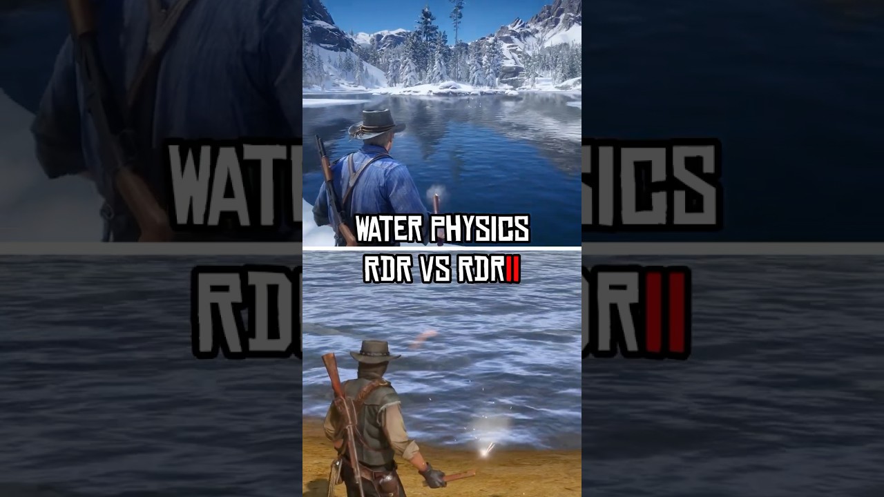 RDR1 VS RDR2 - Water Physics Comparison