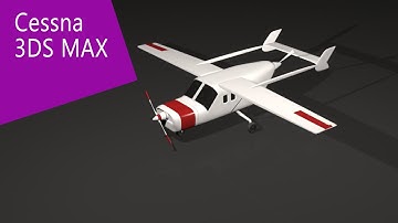 Modeling Cessna 3ds max tutorial final part