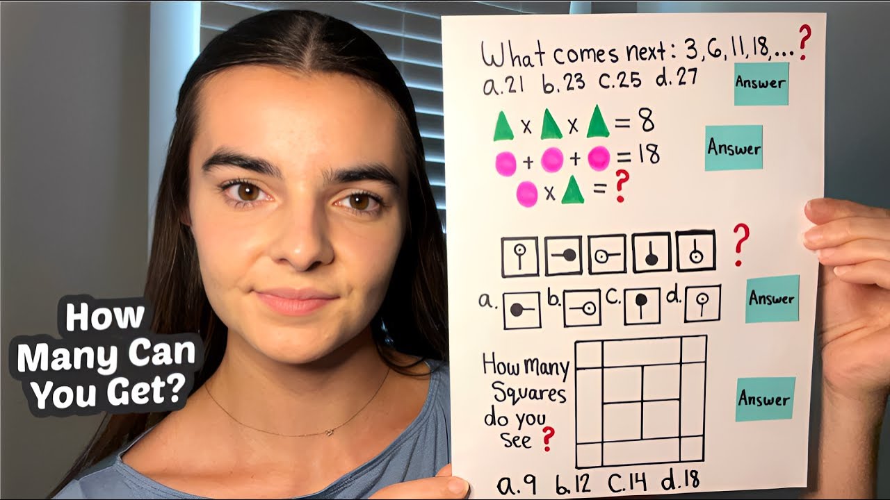 ASMR IQ Test | 25 Questions | How Many Can You Get?