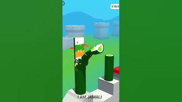 Slice game amazing Very Satisfying Relaxing  Slicing short video viral